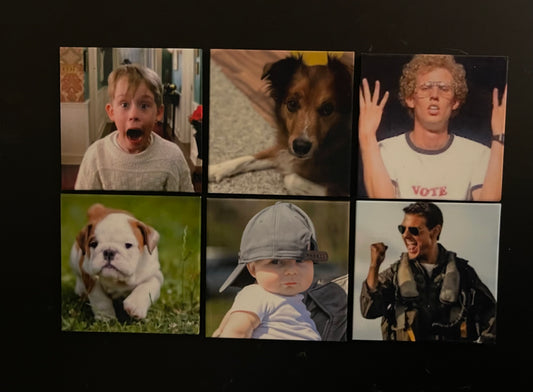 2”x2” Custom Photo Magnets - Set of 6
